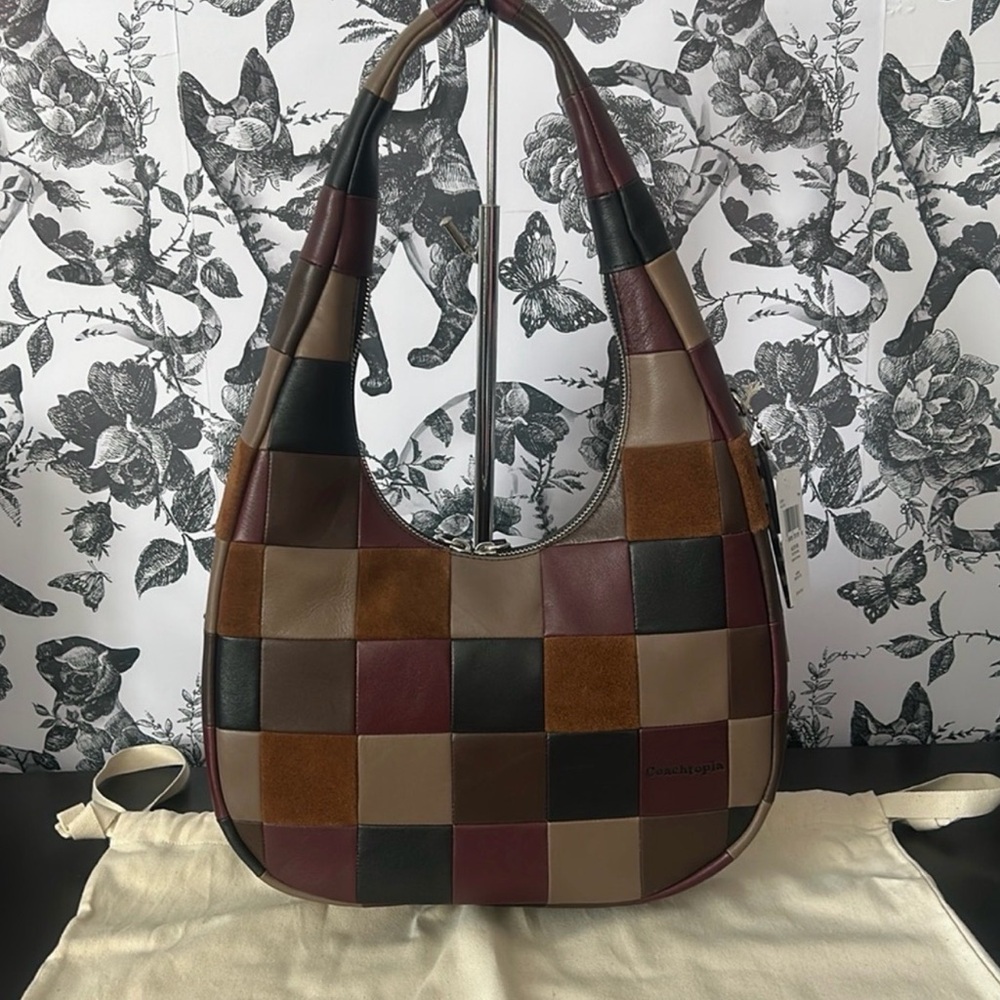 Coachtopia Patchwork Leather Shoulder Bag - image 1